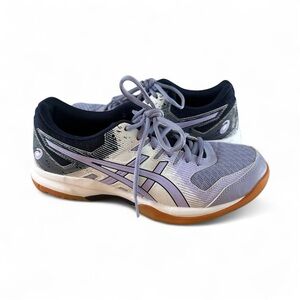 NEW Asics Gel Rocket Indoor Sport Shoes Purple Women's Volleyball